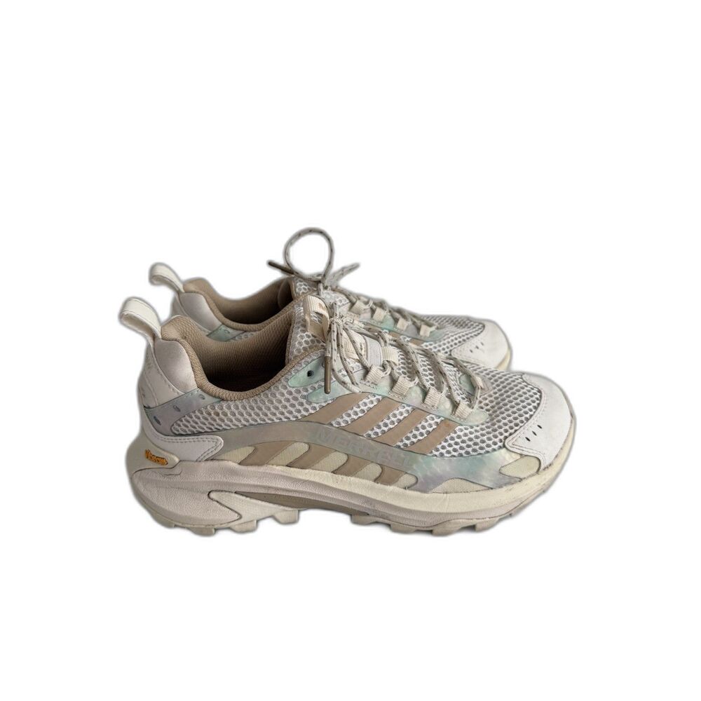 Merrell Moab Speed 2 Vent 2K SE Womens 10 Cream Vibram Trail Hiking Shoes